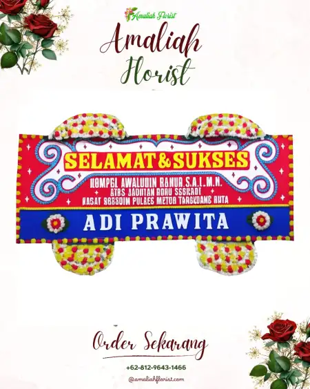 Papan Bunga Ucapan Selamat Sikalang
