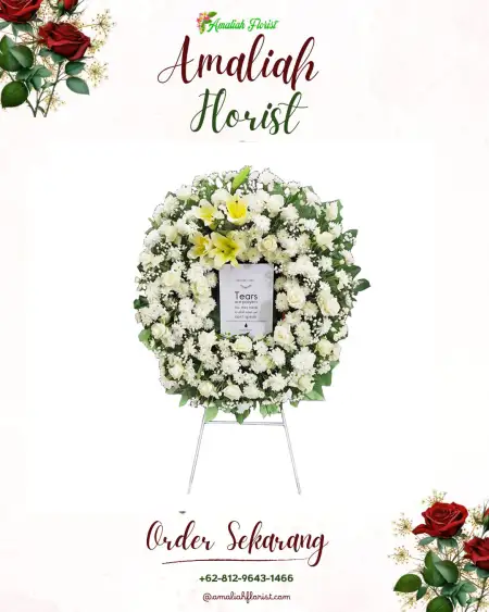 Krans Bunga Duka Sikalang