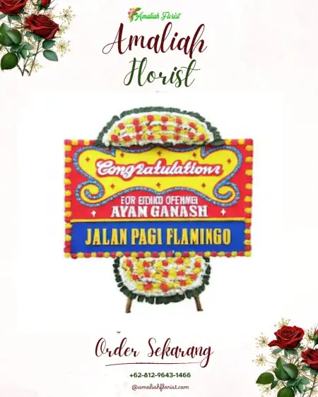 Sewa Papan Bunga Sikalang